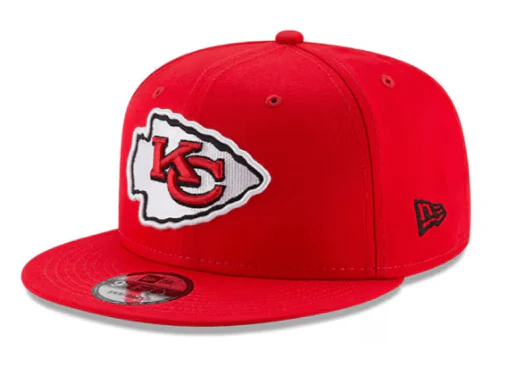 Kansas City Chiefs New Era Red 9FIFTY Adjustable Snapback Hat
