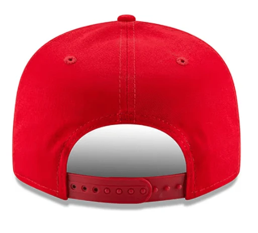 Kansas City Chiefs New Era Red 9FIFTY Adjustable Snapback Hat - Image 2