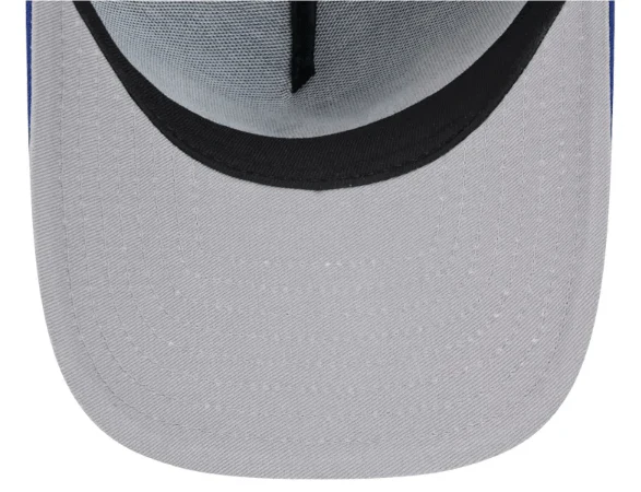 Adult Kansas Jayhawks New Era Blue Script A-Frame 9FIFTY Adjustable Snapback Hat- Men's - Image 4