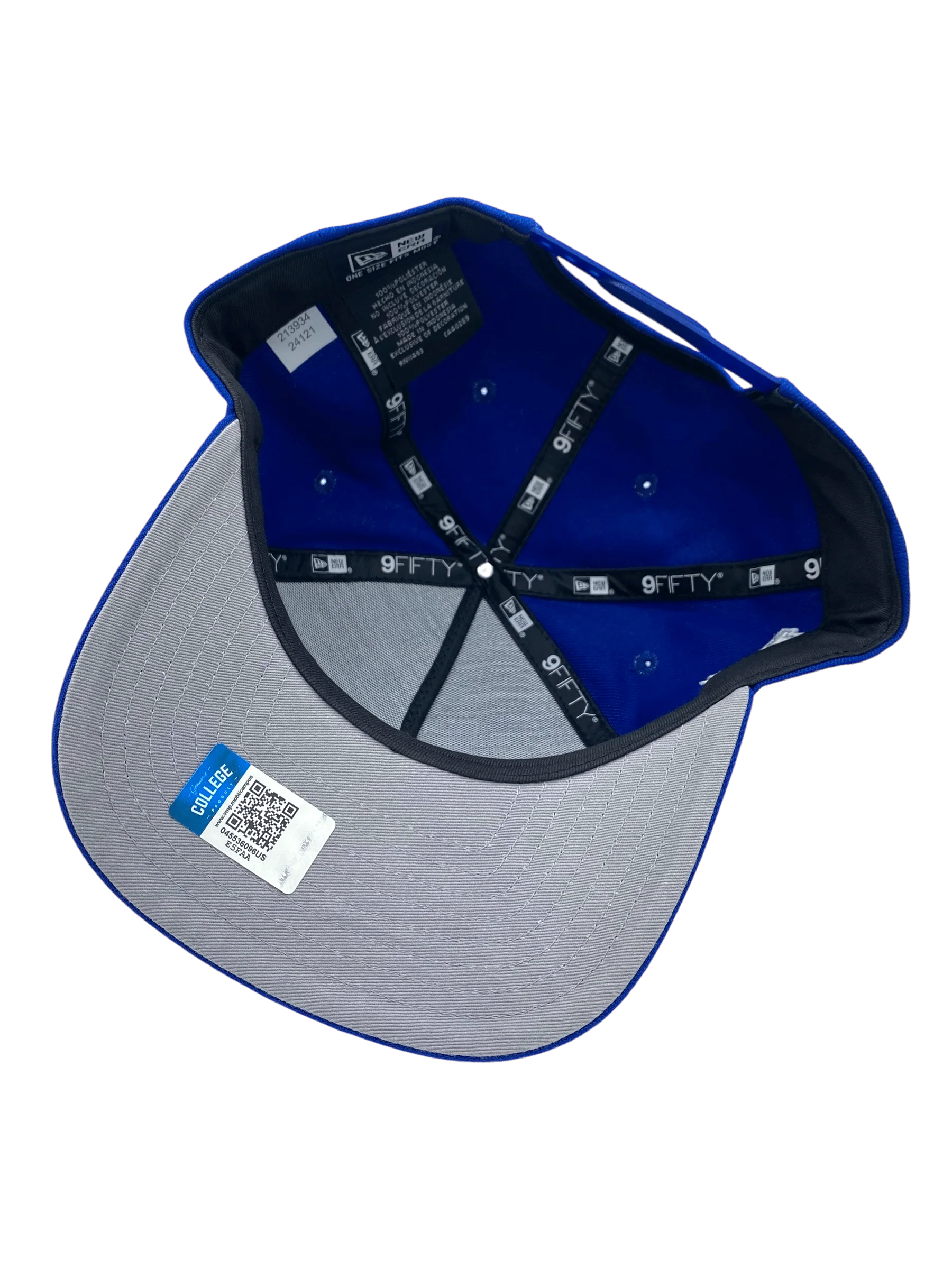 Adult Kentucky Wildcats New Era Blue Script A-Frame 9FIFTY Adjustable Snapback Hat- Men's - Image 6