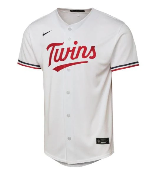 Kids Minnesota Twins Nike Ages 4-7 White Replica Jersey - Unisex - Image 2