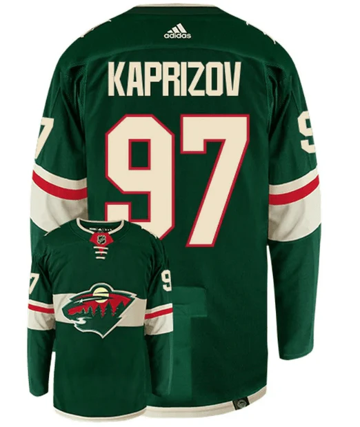 Adult Kirill Kaprizov Minnesota Wild adidas Green Authentic Jersey - Men's