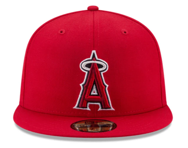 Adult Los Angeles Angels New Era Red Game Authentic Collection On-Field 59FIFTY Fitted Hat - Men's - Image 3