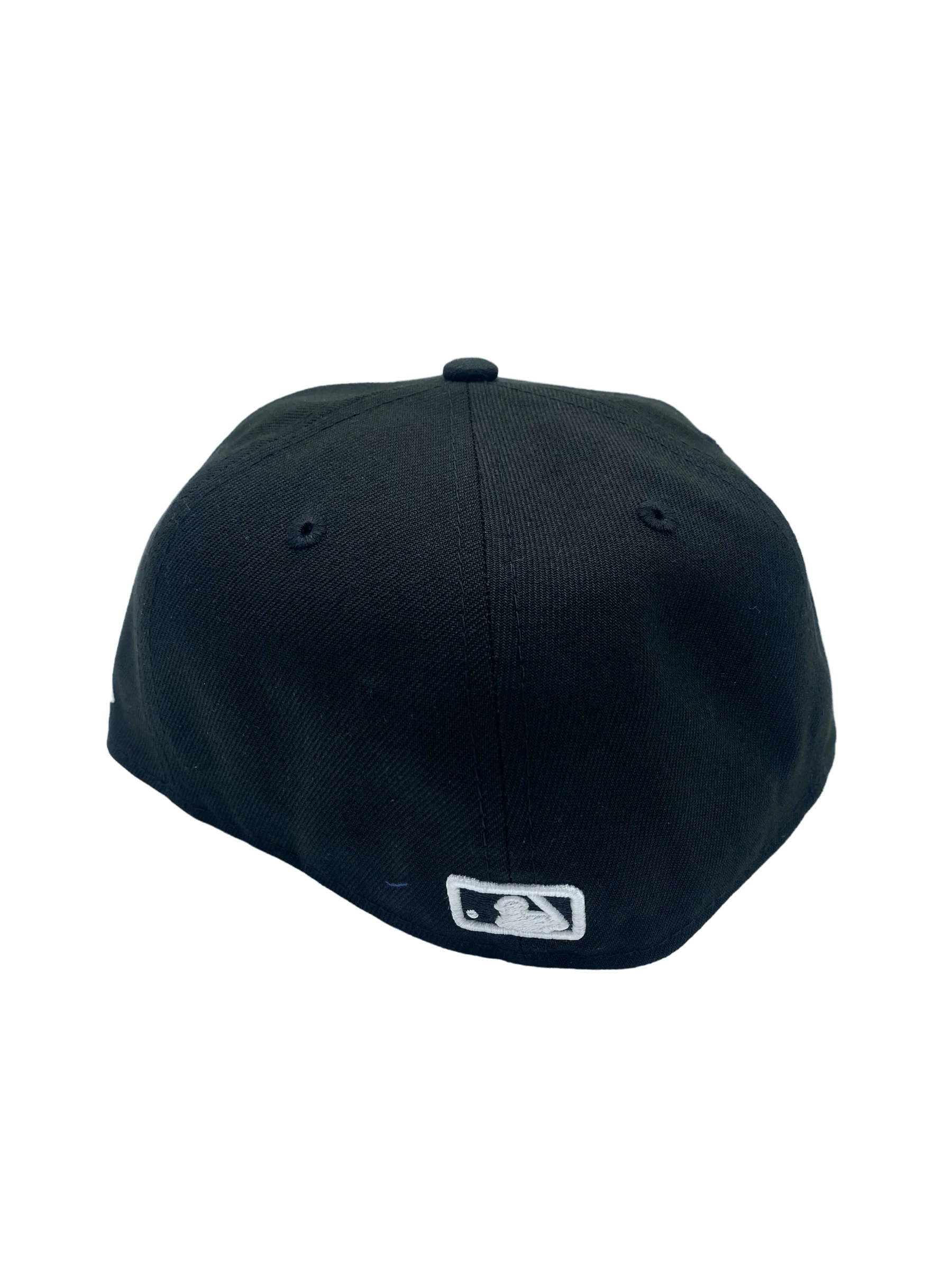 Adult Los Angeles Dodgers New Era Black/White Scripts 59FIFTY Fitted Hat - Men's - Image 5