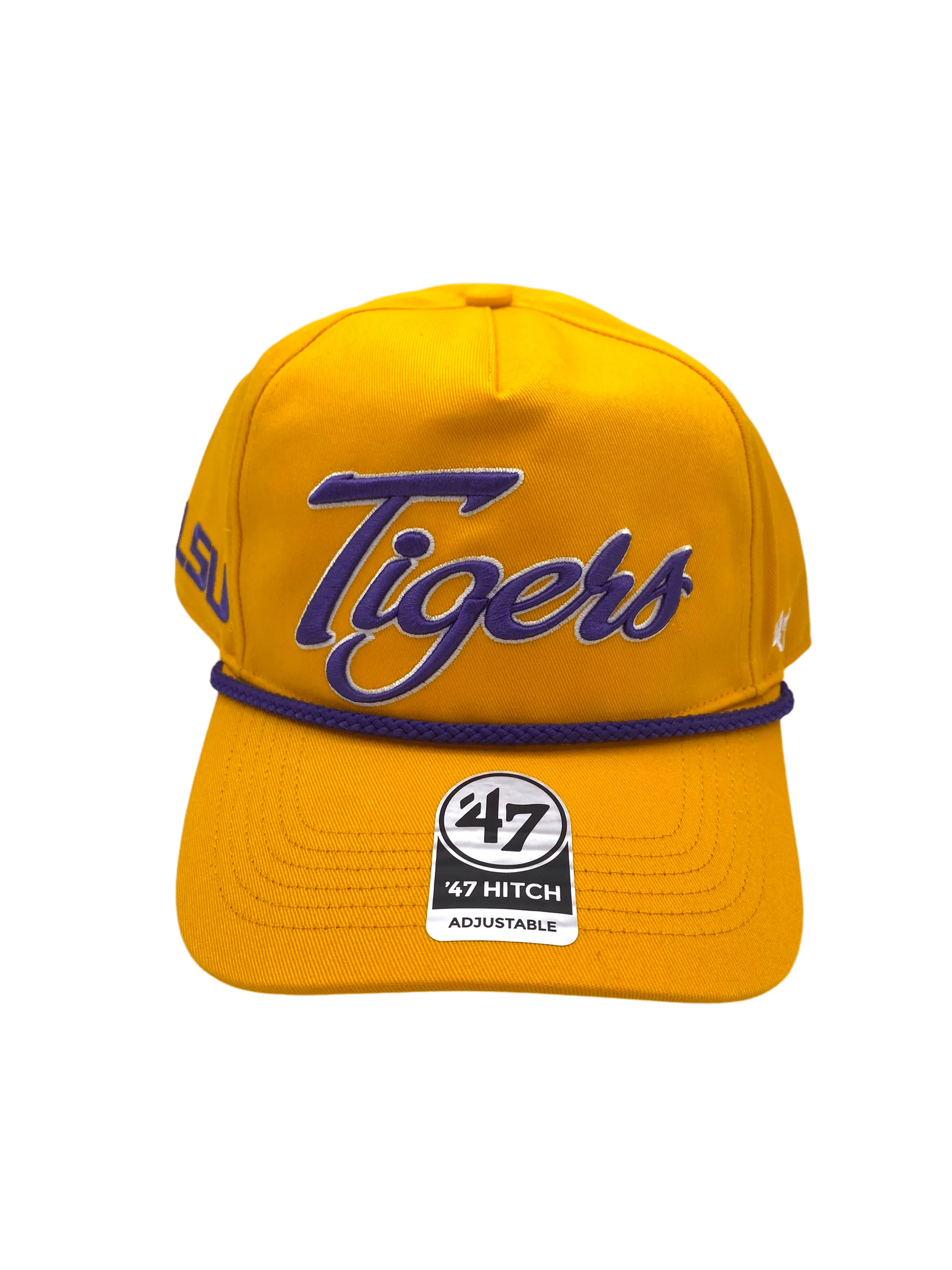 Adult LSU Tigers '47 Overhand Hitch Gold Adjustable Snapback Hat - Men's - Image 4