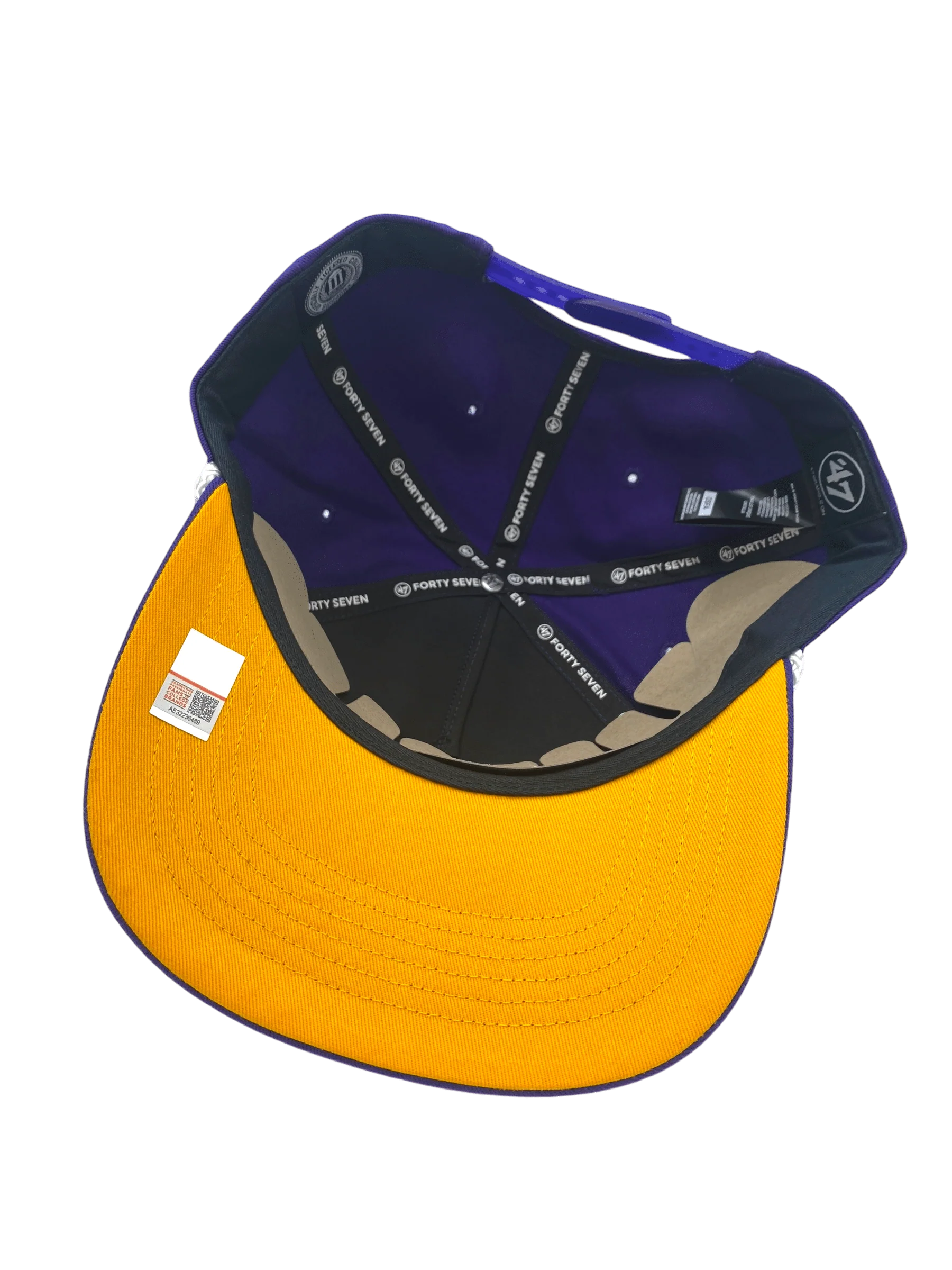 Adult LSU Tigers '47 Overhand Hitch Purple Adjustable Snapback Hat - Men's - Image 3