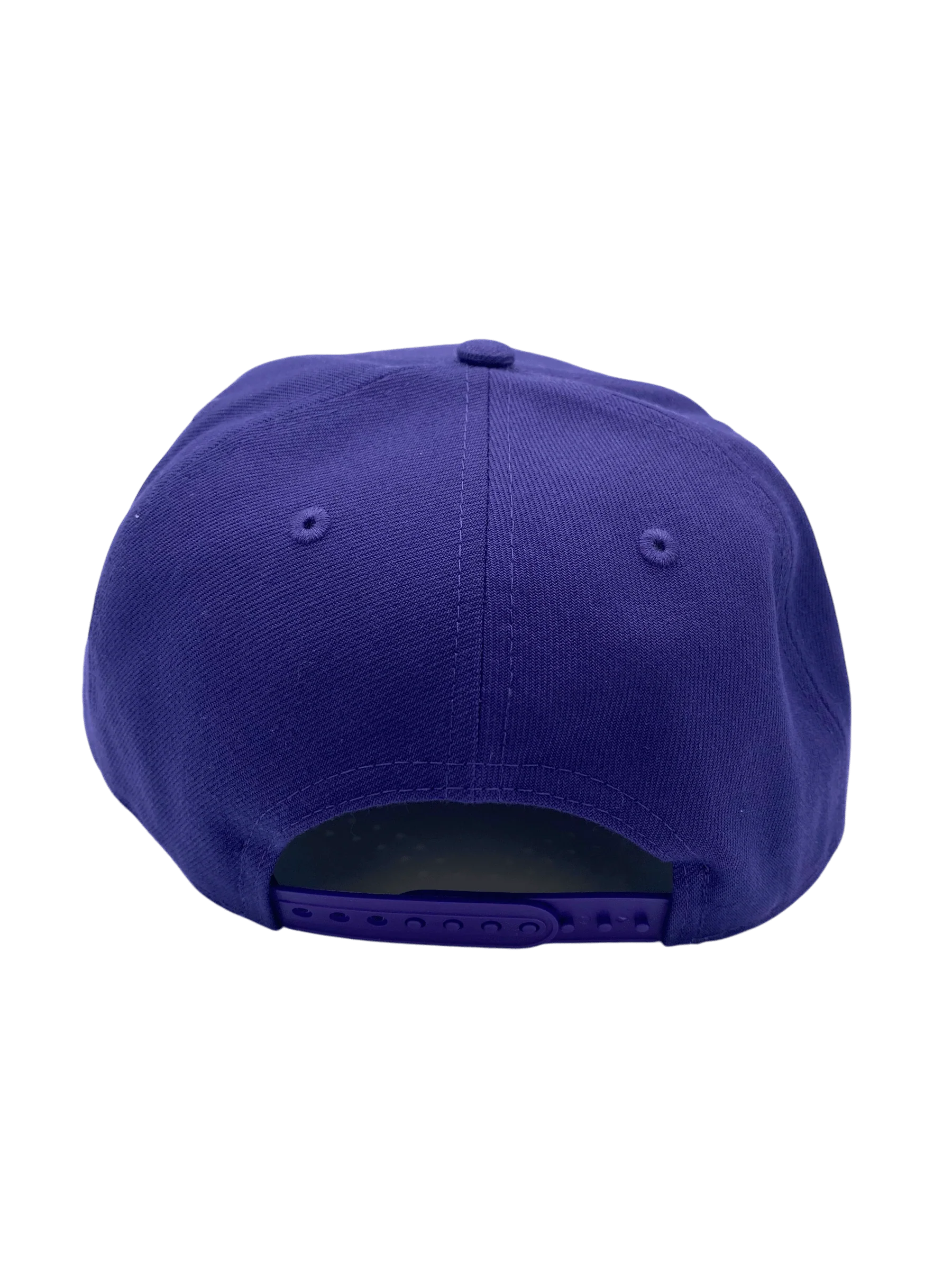 Adult LSU Tigers New Era Purple Script A-Frame 9FIFTY Adjustable Snapback Hat- Men's - Image 5