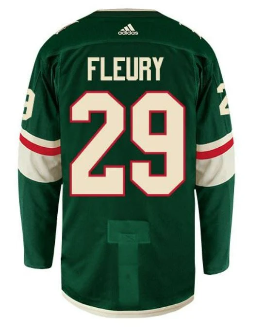 Adult Marc-Andre Fleury Minnesota Wild adidas Green Authentic Player Jersey - Men's