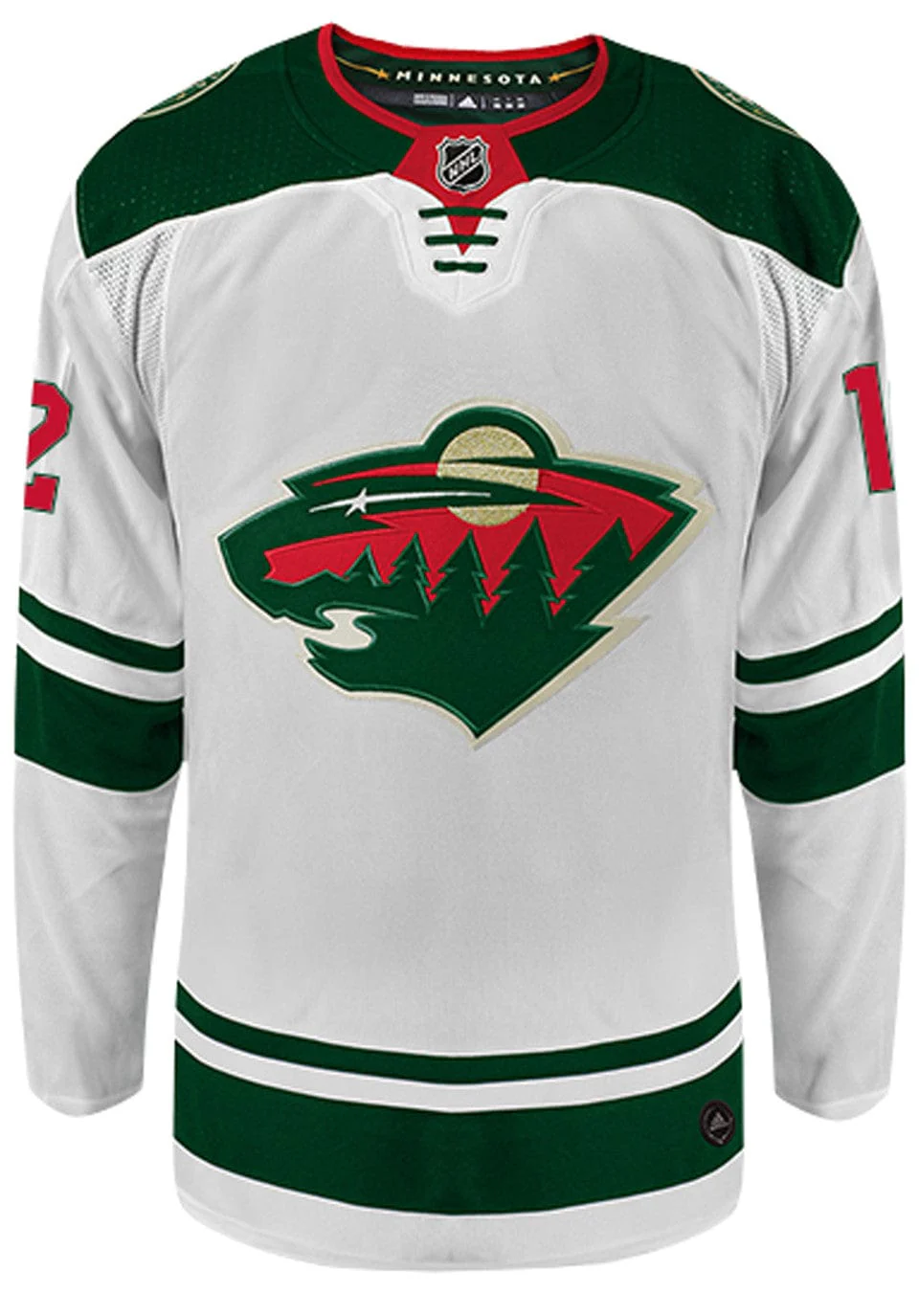 Adult Matt Boldy adidas Minnesota Wild adidas White Authentic Player Jersey - Men's - Image 2