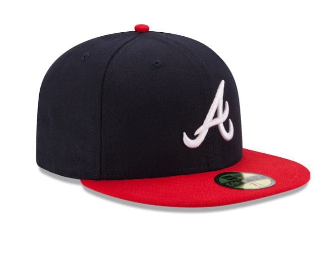 Adult Atlanta Braves New Era Navy Game Authentic Collection On-Field 59FIFTY Fitted Hat - Men's - Image 4