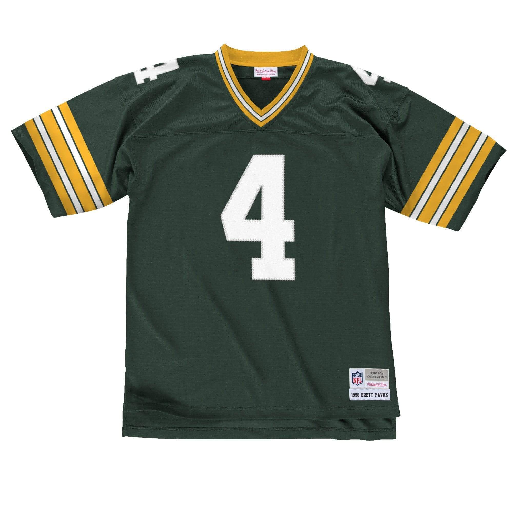 Adult Brett Favre Green Bay Packers Mitchell & Ness NFL Green Throwback Jersey - Men's - Image 2