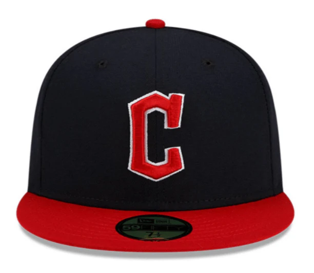 Adult Cleveland Guardians New Era Navy Home Authentic Collection On-Field 59FIFTY Fitted Hat - Men's - Image 3