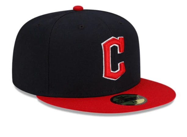 Adult Cleveland Guardians New Era Navy Home Authentic Collection On-Field 59FIFTY Fitted Hat - Men's - Image 4