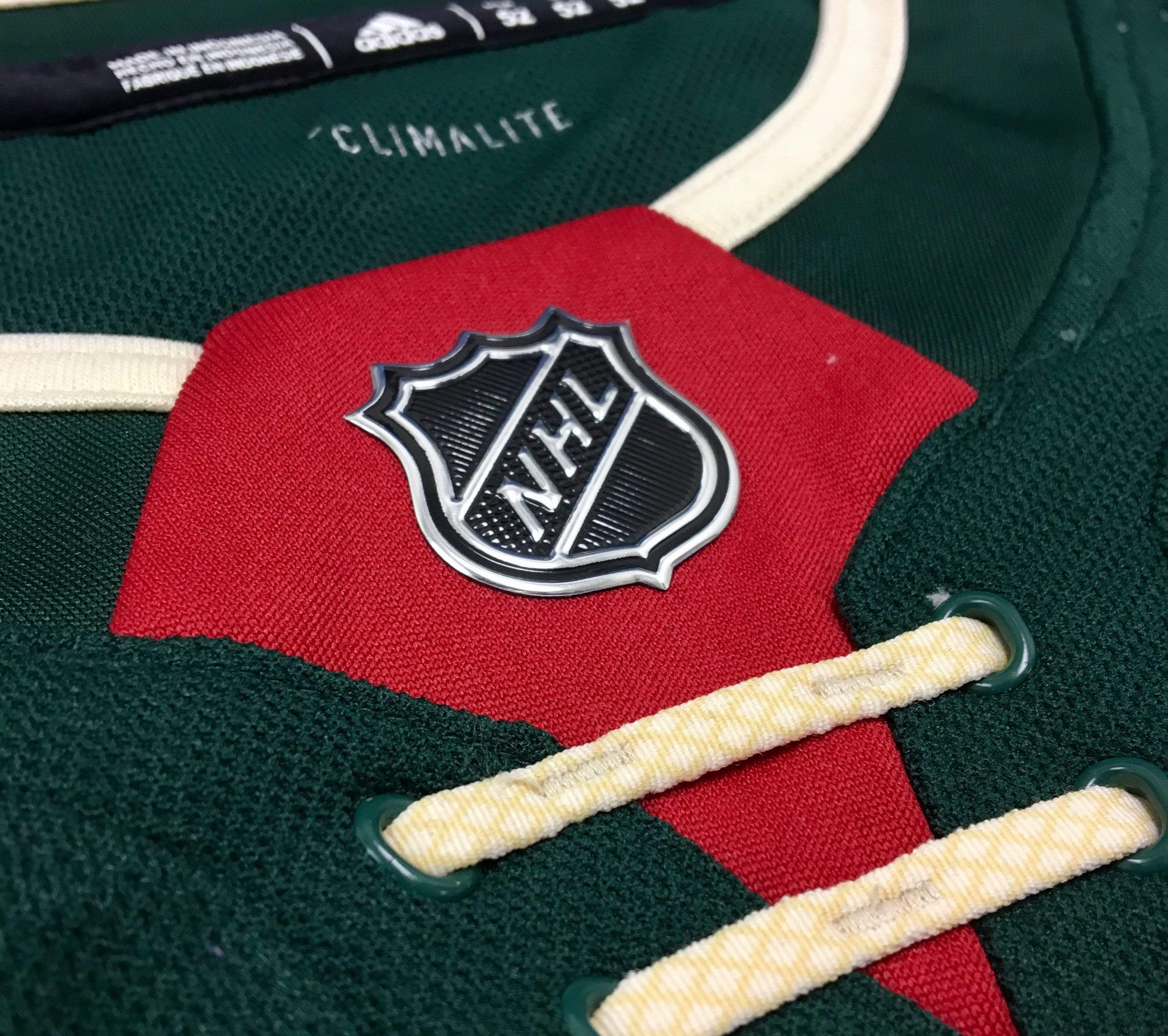 Adult Joel Eriksson Ek Minnesota Wild adidas Green Authentic Player Jersey - Men's - Image 5