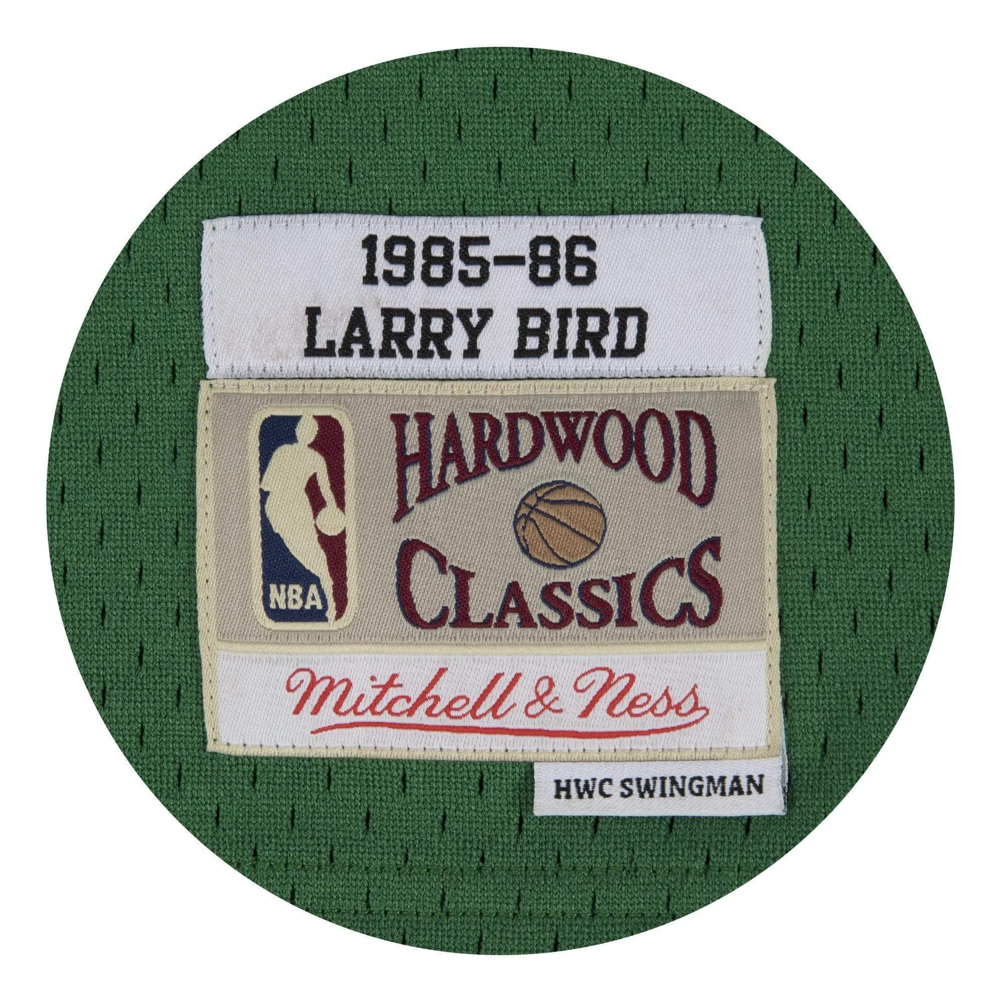 Adult Larry Bird Boston Celtics Mitchell & Ness Green Throwback Swingman Jersey - Men's - Image 3