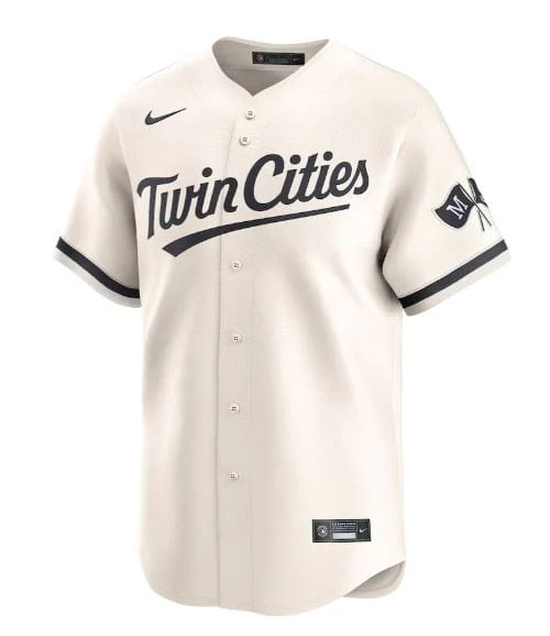 Adult Matt Wallner Minnesota Twins Nike Cream Alternate Limited Player Jersey - Men's - Image 6