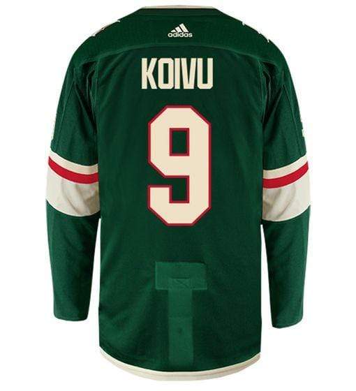 Adult Mikko Koivu Minnesota Wild adidas Green Authentic Player Jersey - Men's