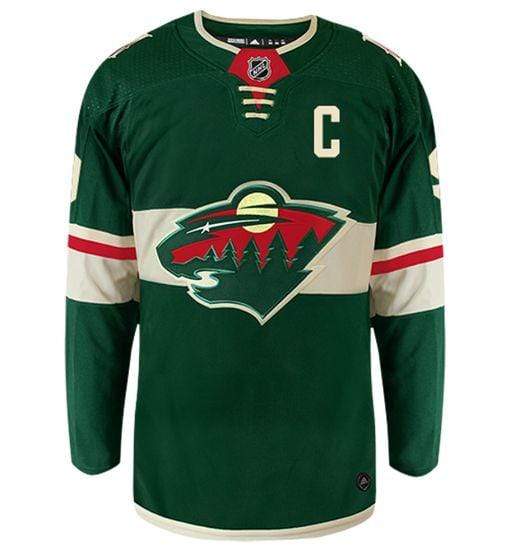 Adult Mikko Koivu Minnesota Wild adidas Green Authentic Player Jersey - Men's - Image 2