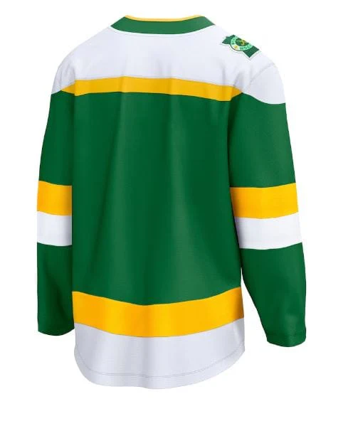 Adult Minnesota Wild Fanatics Alternate Green Breakaway Blank Jersey - Men's - Image 3