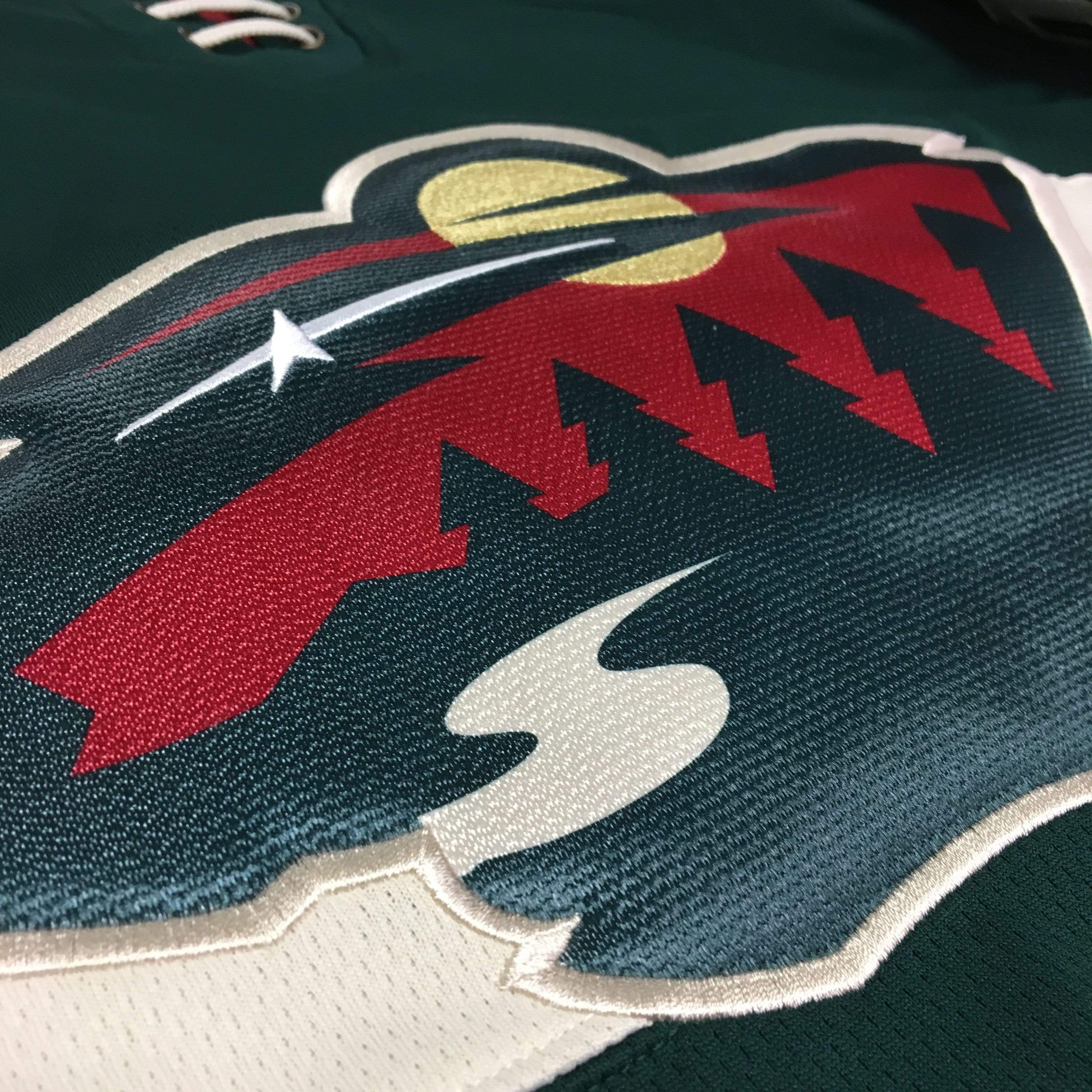 Adult Minnesota Wild Fanatics Branded Green Custom Breakaway Jersey - Men's - Image 4