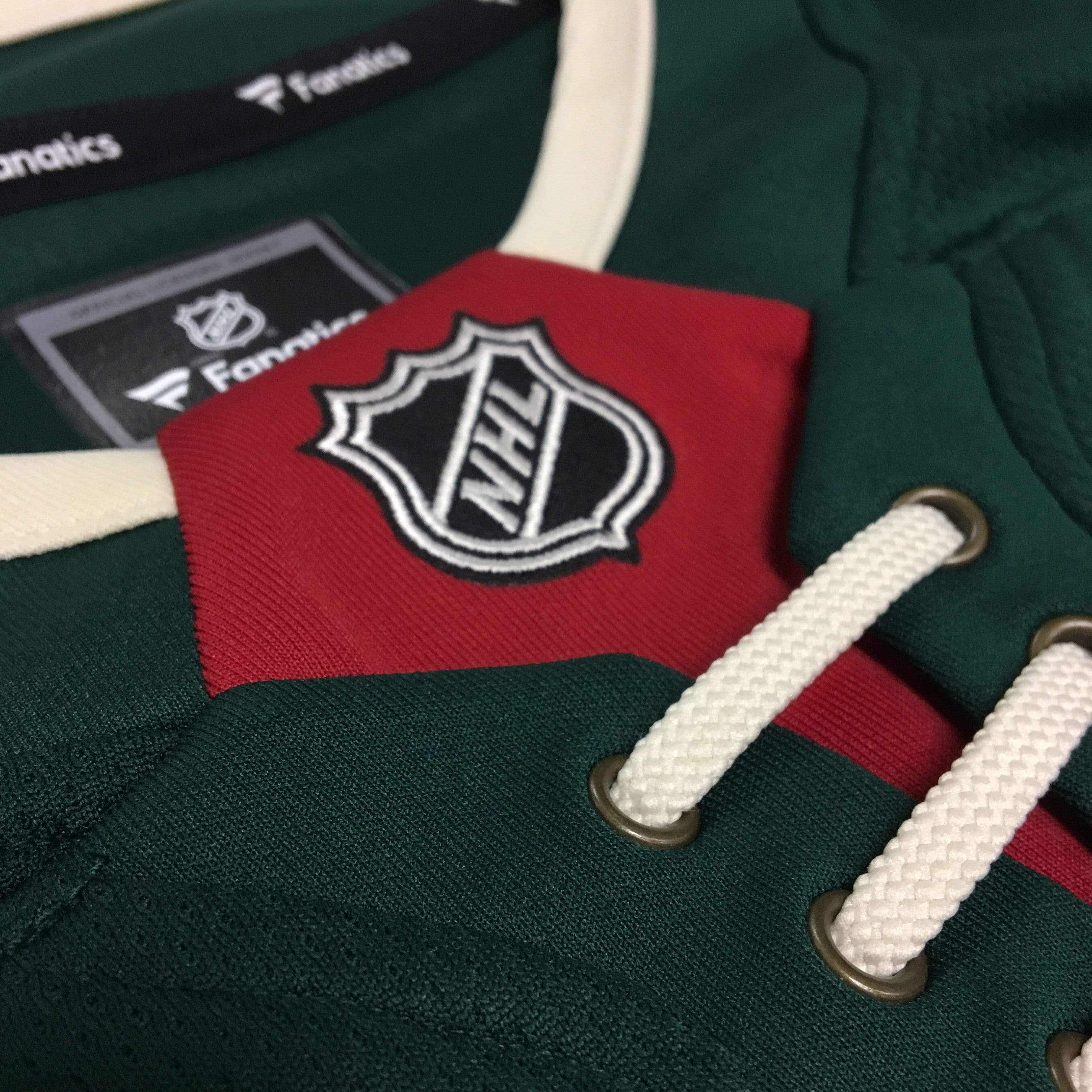 Adult Minnesota Wild Fanatics Branded Green Custom Breakaway Jersey - Men's - Image 6