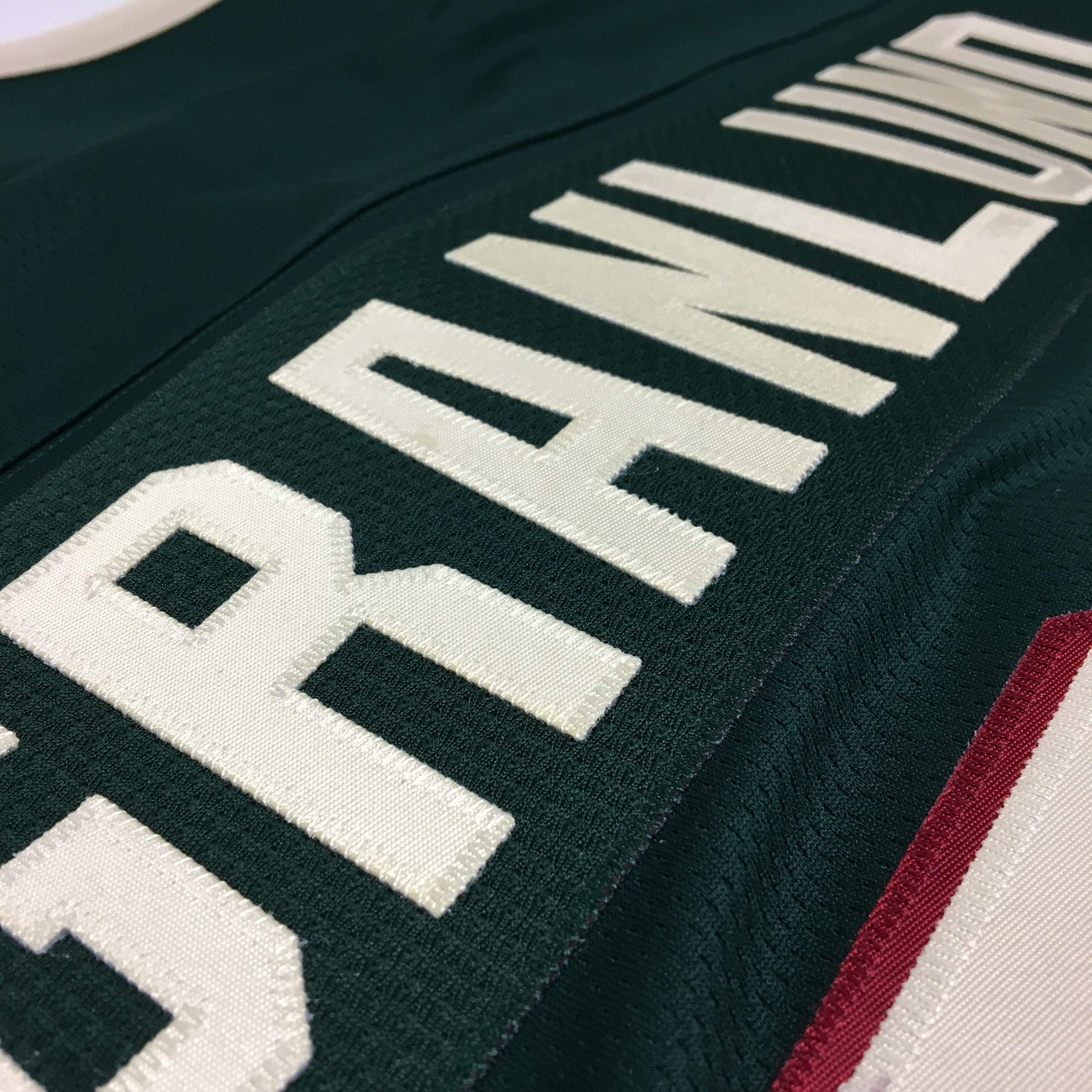 Adult Minnesota Wild Fanatics Branded Green Custom Breakaway Jersey - Men's - Image 7