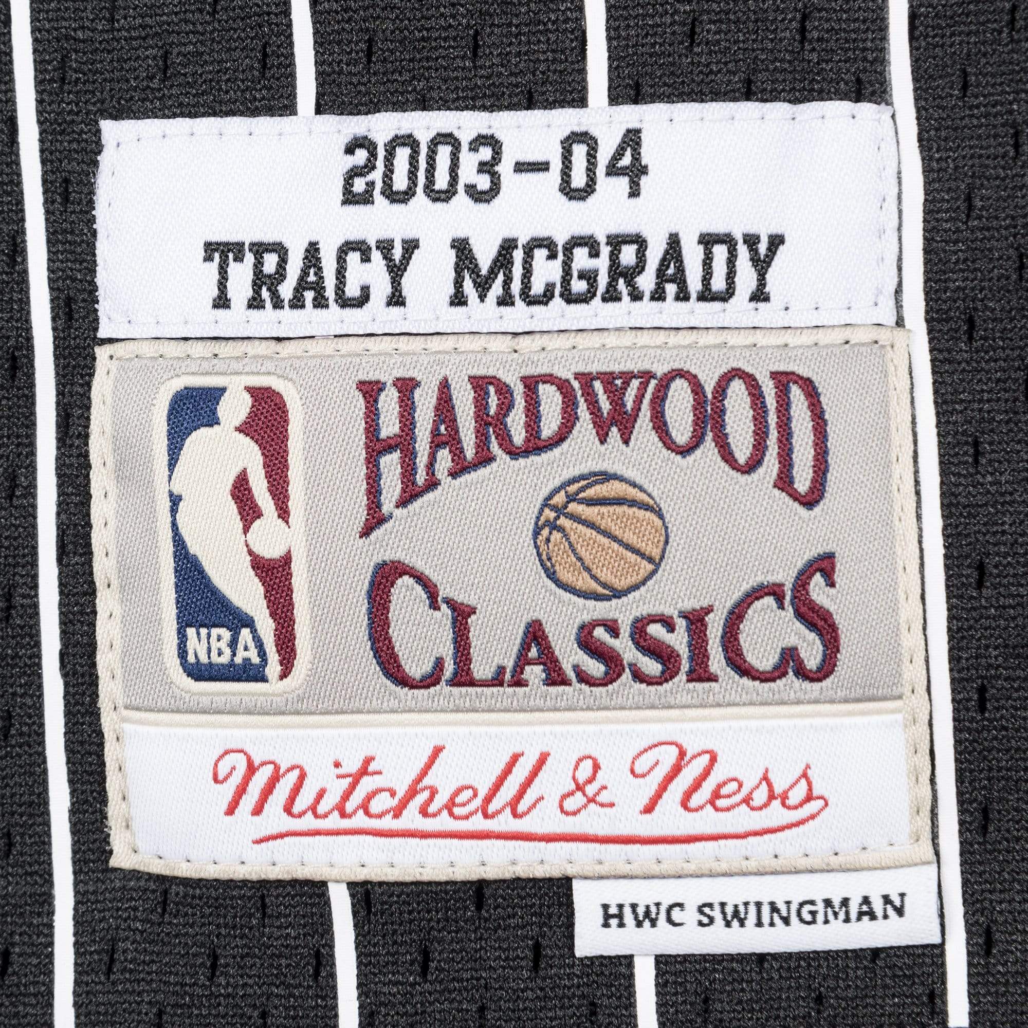Adult Tracy McGrady Orlando Magic Mitchell & Ness NBA Black 2003-04 Throwback Swingman Jersey - Men's - Image 4