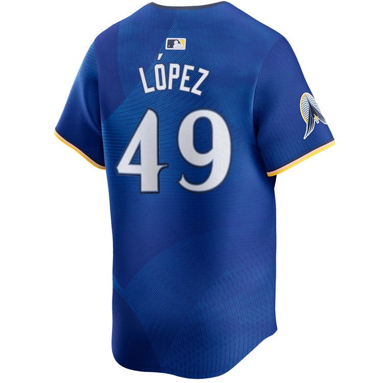 Adult Pablo Lopez Minnesota Twins Nike City Connect Blue Limited Player Jersey - Men's - Image 3