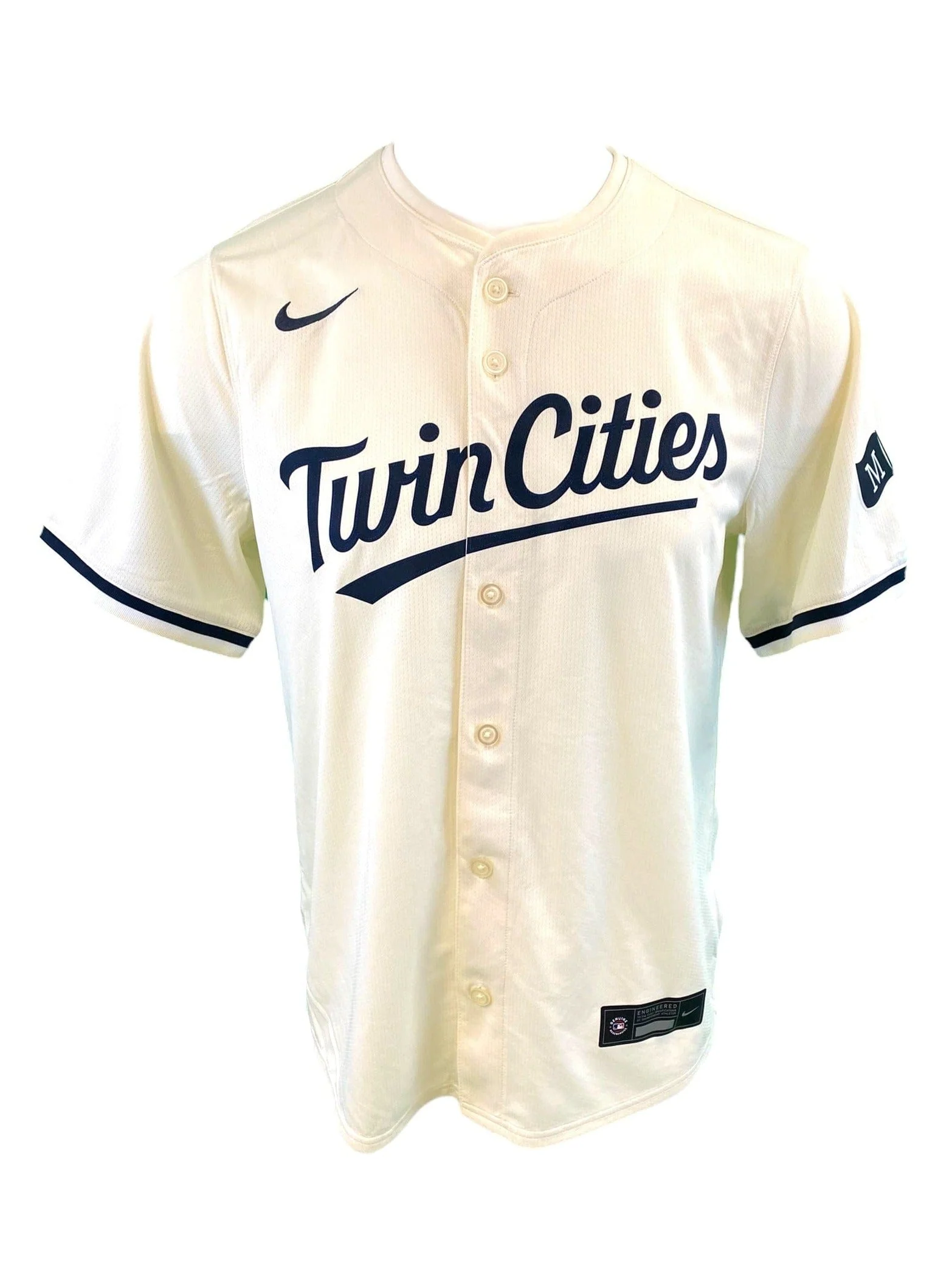 Adult Pablo Lopez Minnesota Twins Nike Cream Alternate Limited Player Jersey - Men's - Image 2