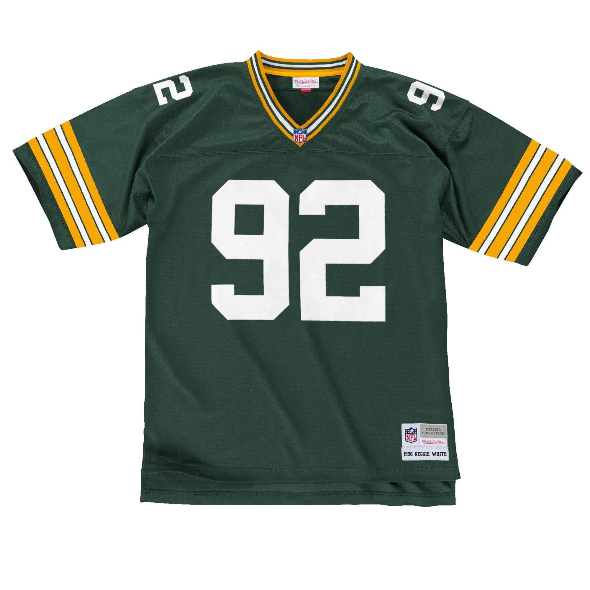 Adult Reggie White Green Bay Packers Mitchell & Ness NFL Green Throwback Jersey - Men's - Image 2