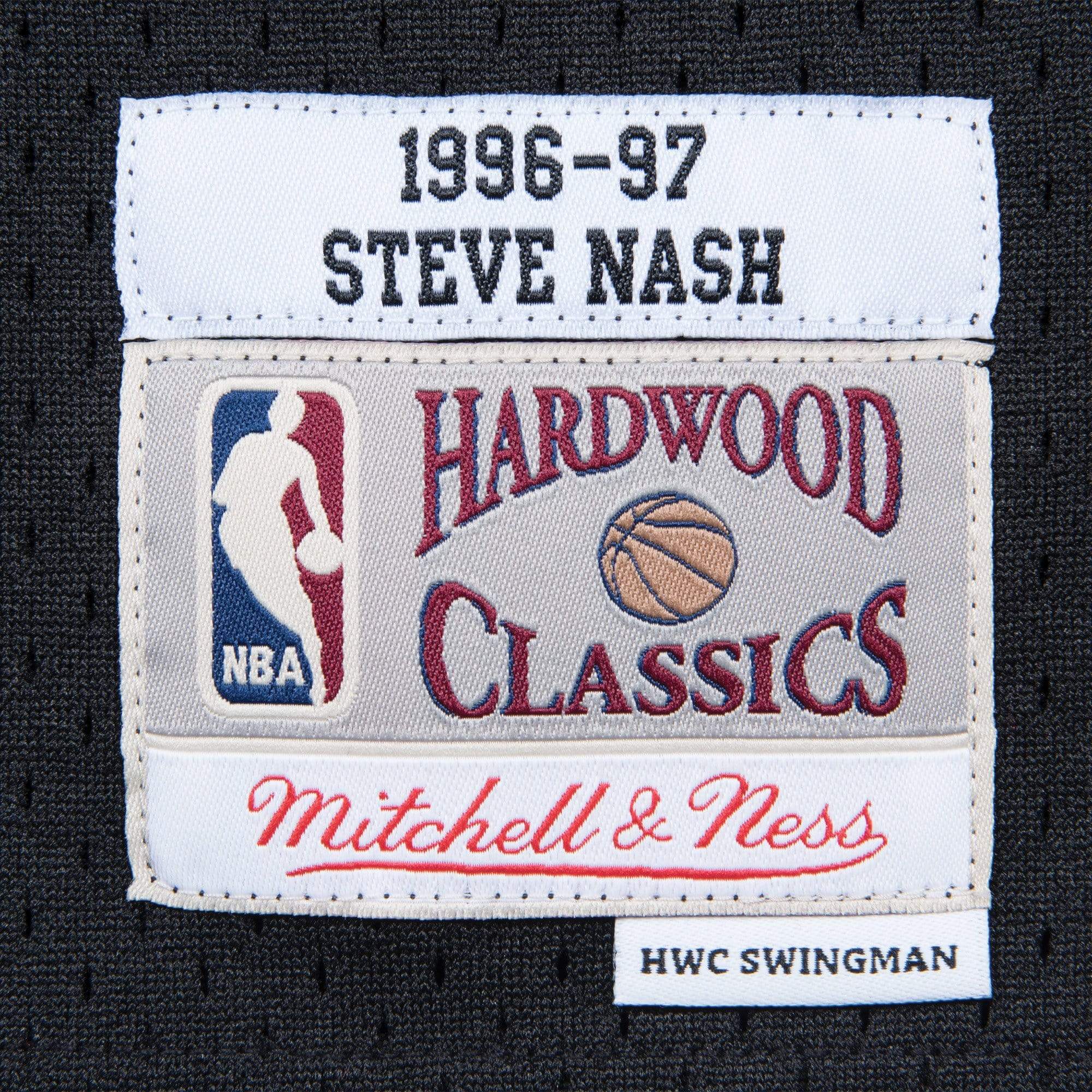 Adult Steve Nash Phoenix Suns Mitchell & Ness Black Throwback Swingman Jersey - Men's - Image 3