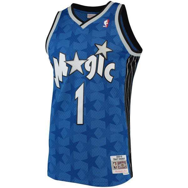 Adult Tracy McGrady Orlando Magic Mitchell & Ness NBA Blue Throwback Swingman Jersey - Men's - Image 2