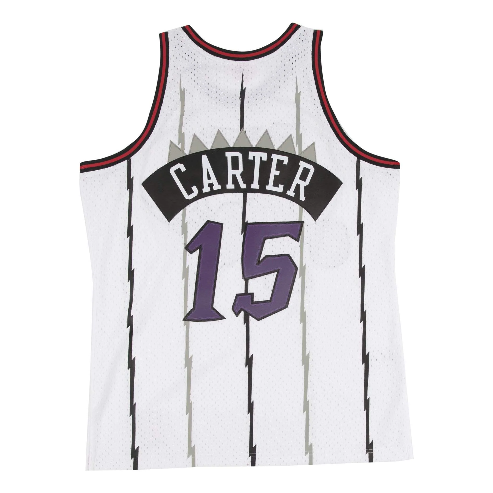 Adult Vince Carter Toronto Raptors Mitchell & Ness White Throwback Swingman Jersey - Men's - Image 3
