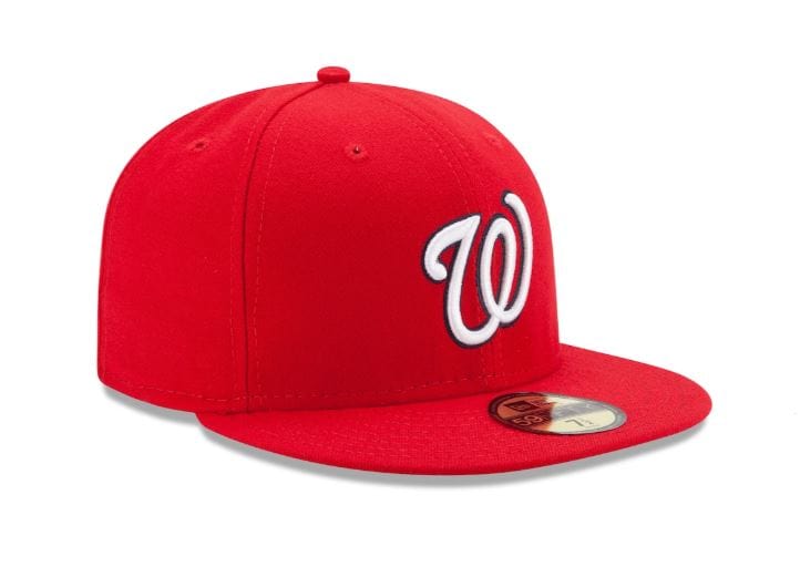 Adult Washington Nationals New Era Red On-Field Authentic Collection 59FIFTY Fitted Hat - Men's - Image 5