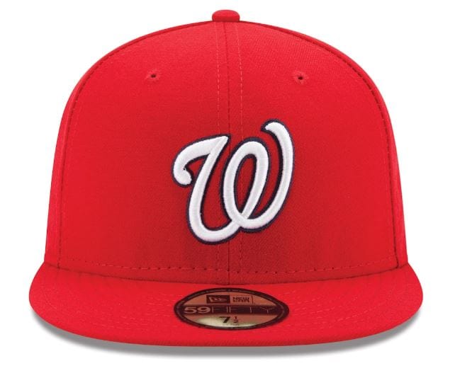 Adult Washington Nationals New Era Red On-Field Authentic Collection 59FIFTY Fitted Hat - Men's - Image 6