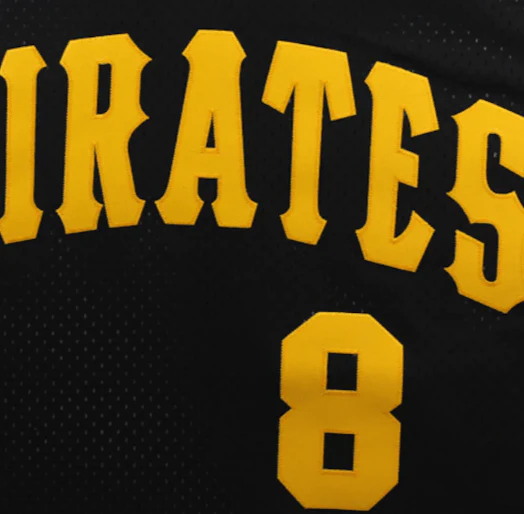 Adult Willie Stargell Pittsburgh Pirates Mitchell & Ness Black 1982 Cooperstown Mesh Batting Practice Jersey - Men's - Image 4