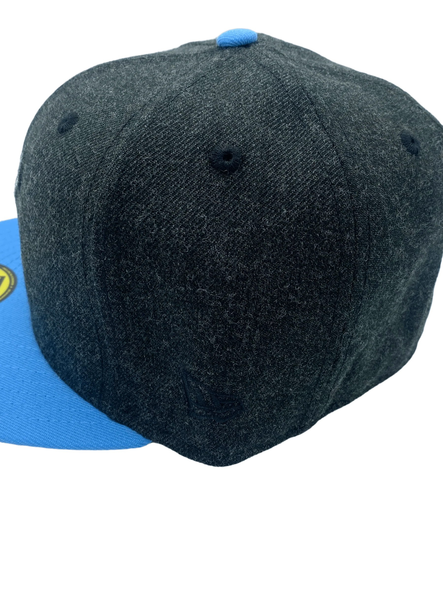 Adult Milwaukee Admirals New Era Black/Blue AHL Custom Side Patch 59FIFTY Fitted Hat - Men's - Image 6