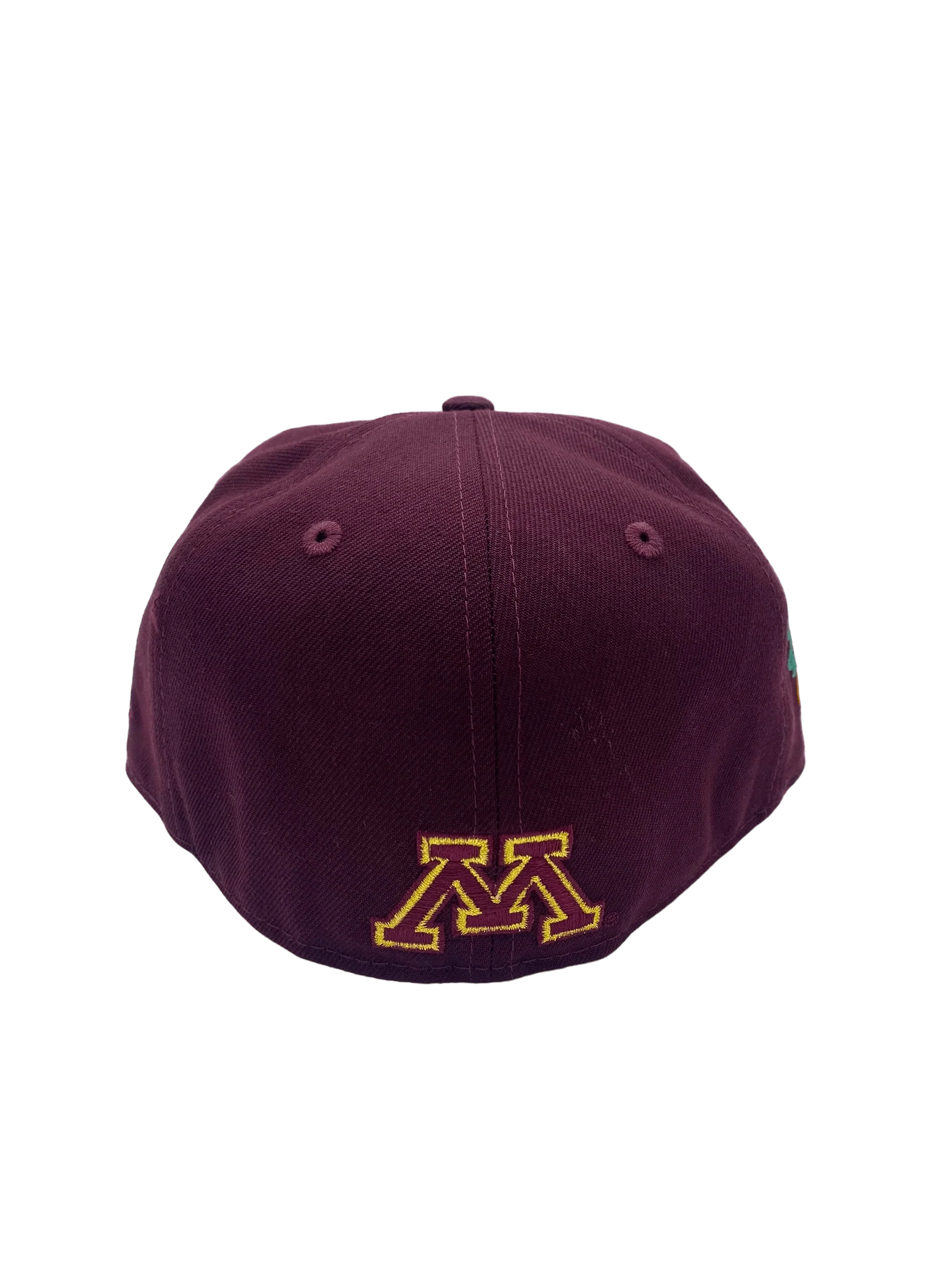 Adult Minnesota Golden Gophers New Era Maroon Custom 2002 Side Patch 59FIFTY Fitted Hat - Men's - Image 6