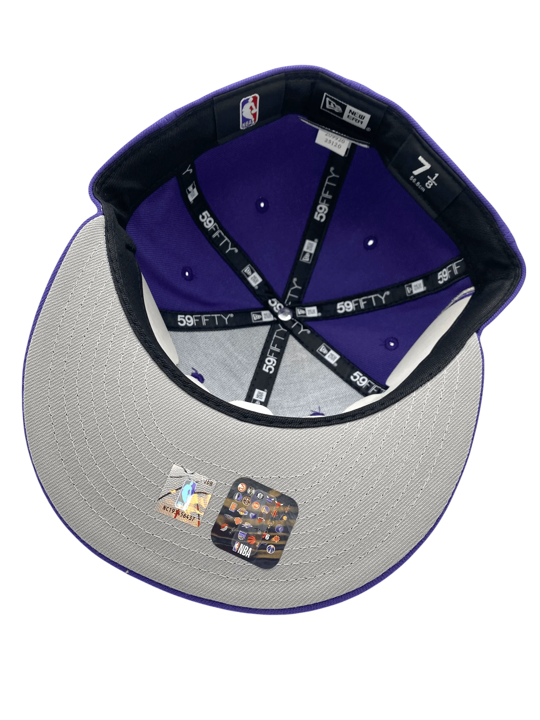 Minnesota Timberwolves New Era Purple Script Custom Side Patch 59FIFTY Fitted Hat - Men's - Image 3