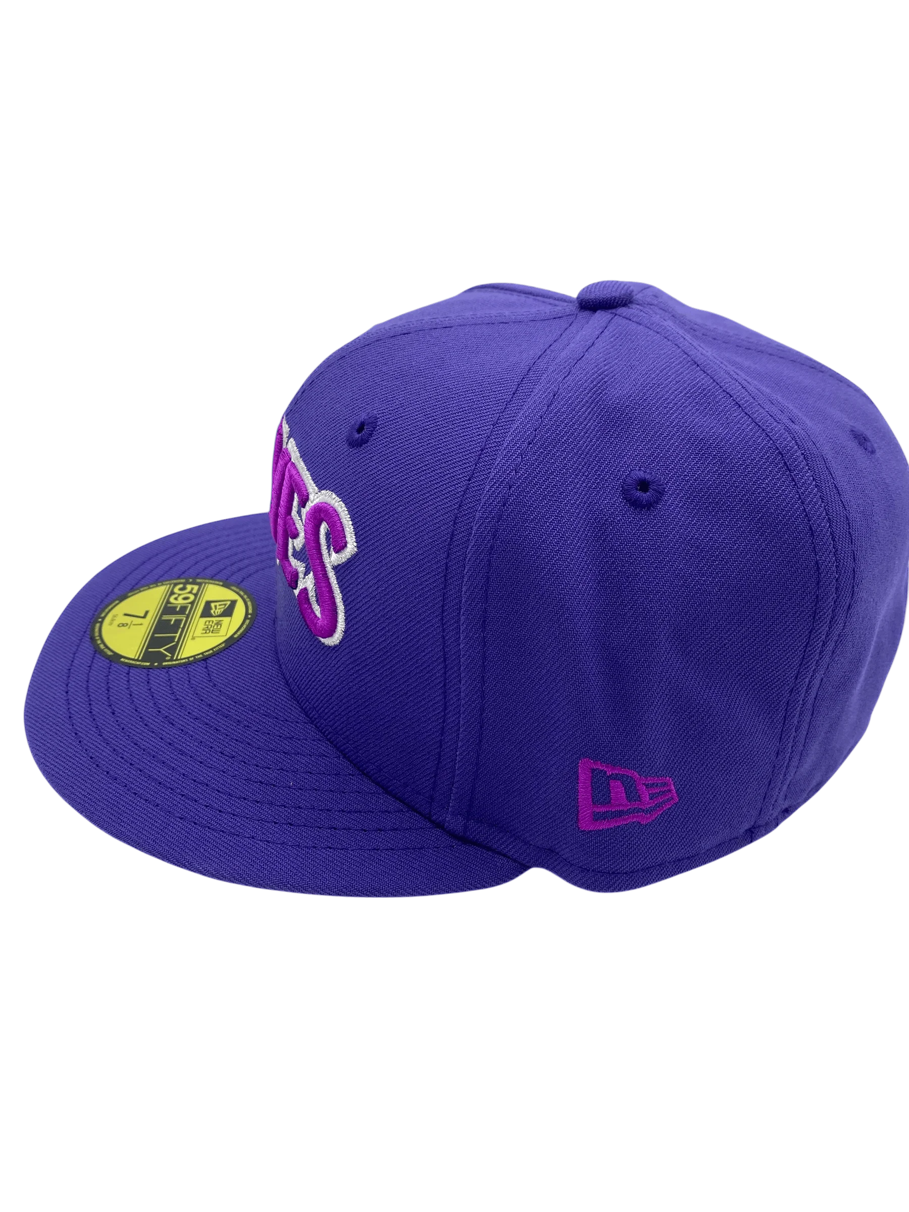 Minnesota Timberwolves New Era Purple Script Custom Side Patch 59FIFTY Fitted Hat - Men's - Image 6