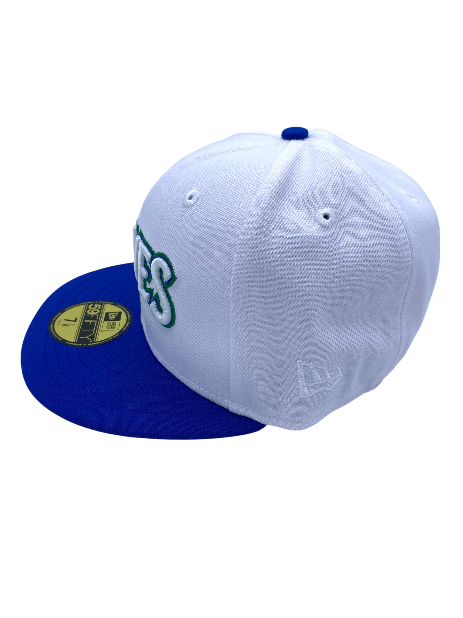Minnesota Timberwolves New Era White Throwback Custom Side Patch 59FIFTY Fitted Hat - Men's - Image 6