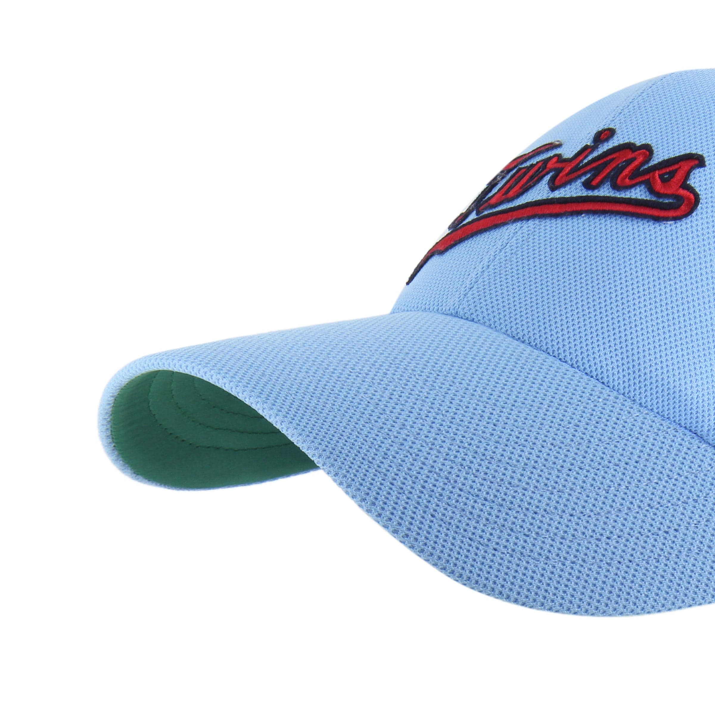 Minnesota Twins Cooperstown '47 Brand Baby Blue Golden Age Pique Script Adjustable Hat - Men's - Image 3