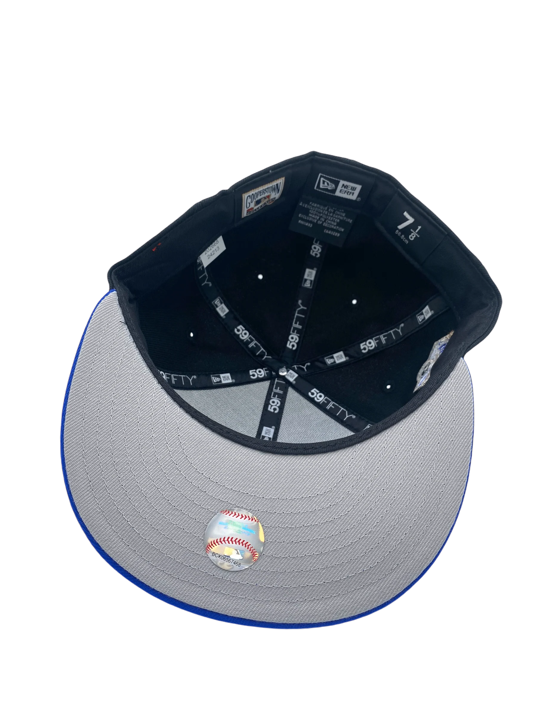 Adult Minnesota Twins New Era Black/Blue Custom Side Patch 59FIFTY Fitted Hat - Men's - Image 3