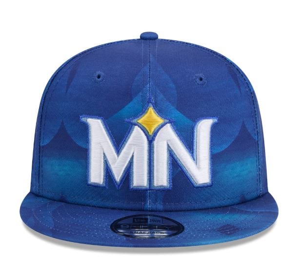 Adult Minnesota Twins New Era Blue City Connect Ripple Side Patch 59FIFTY Fitted Hat - Men's - Image 4