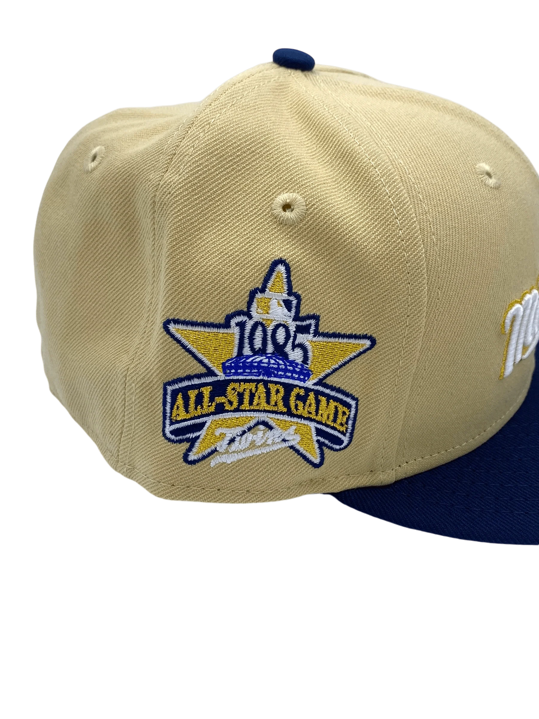 Adult Minnesota Twins New Era Gold/Navy Golden Gem Custom Side Patch 59FIFTY Fitted Hat - Men's - Image 2