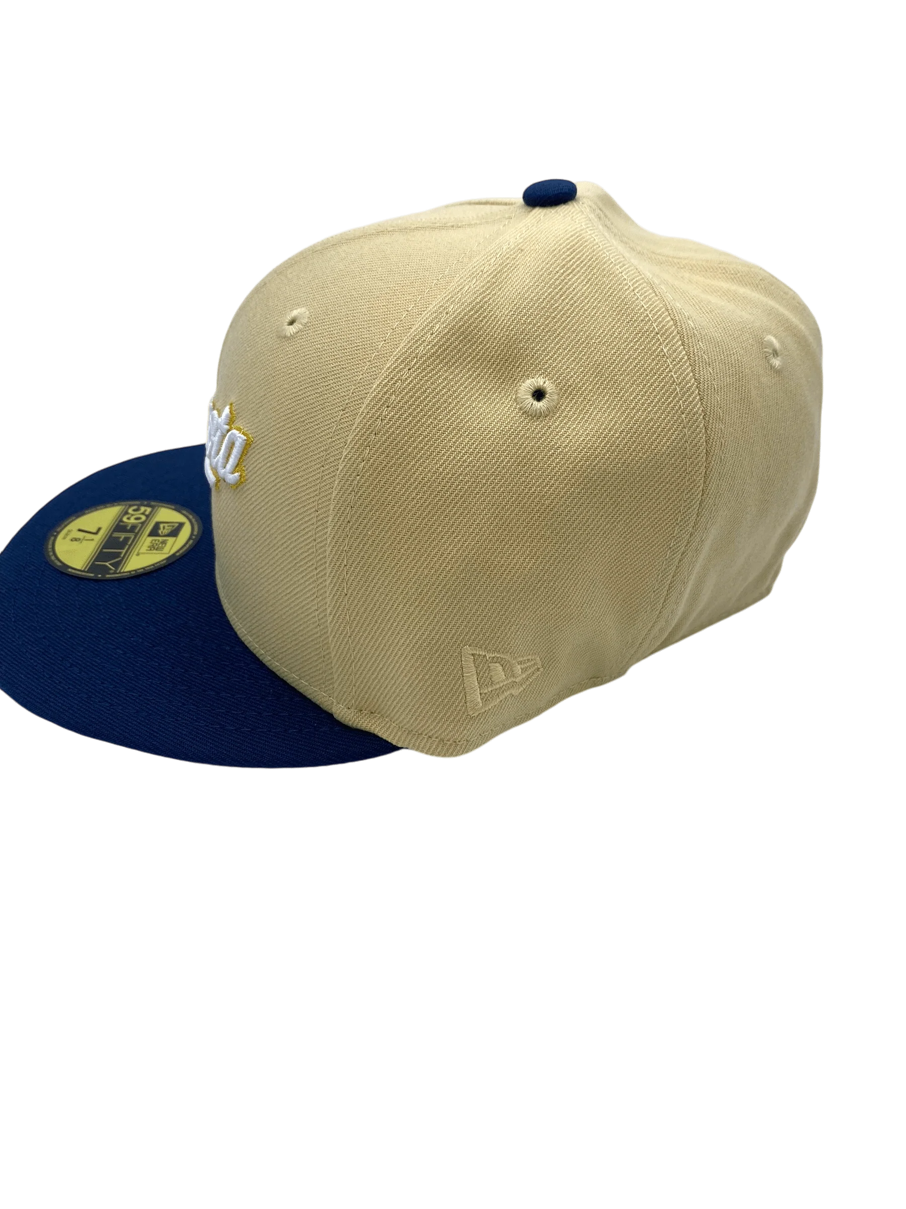 Adult Minnesota Twins New Era Gold/Navy Golden Gem Custom Side Patch 59FIFTY Fitted Hat - Men's - Image 6