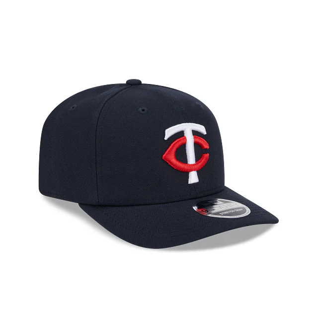 Adult Minnesota Twins New Era Navy Basic 9SEVENTY Stretch-Snapback Hat - Men's - Image 2