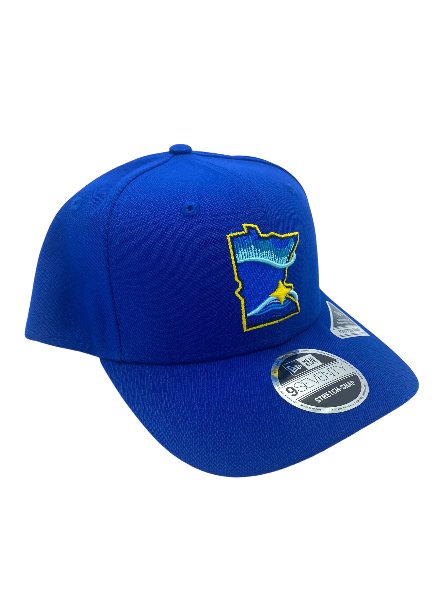 Adult Minnesota Twins New Era Blue Basic City Connect 9SEVENTY Stretch-Snapback Hat - Men's - Image 5