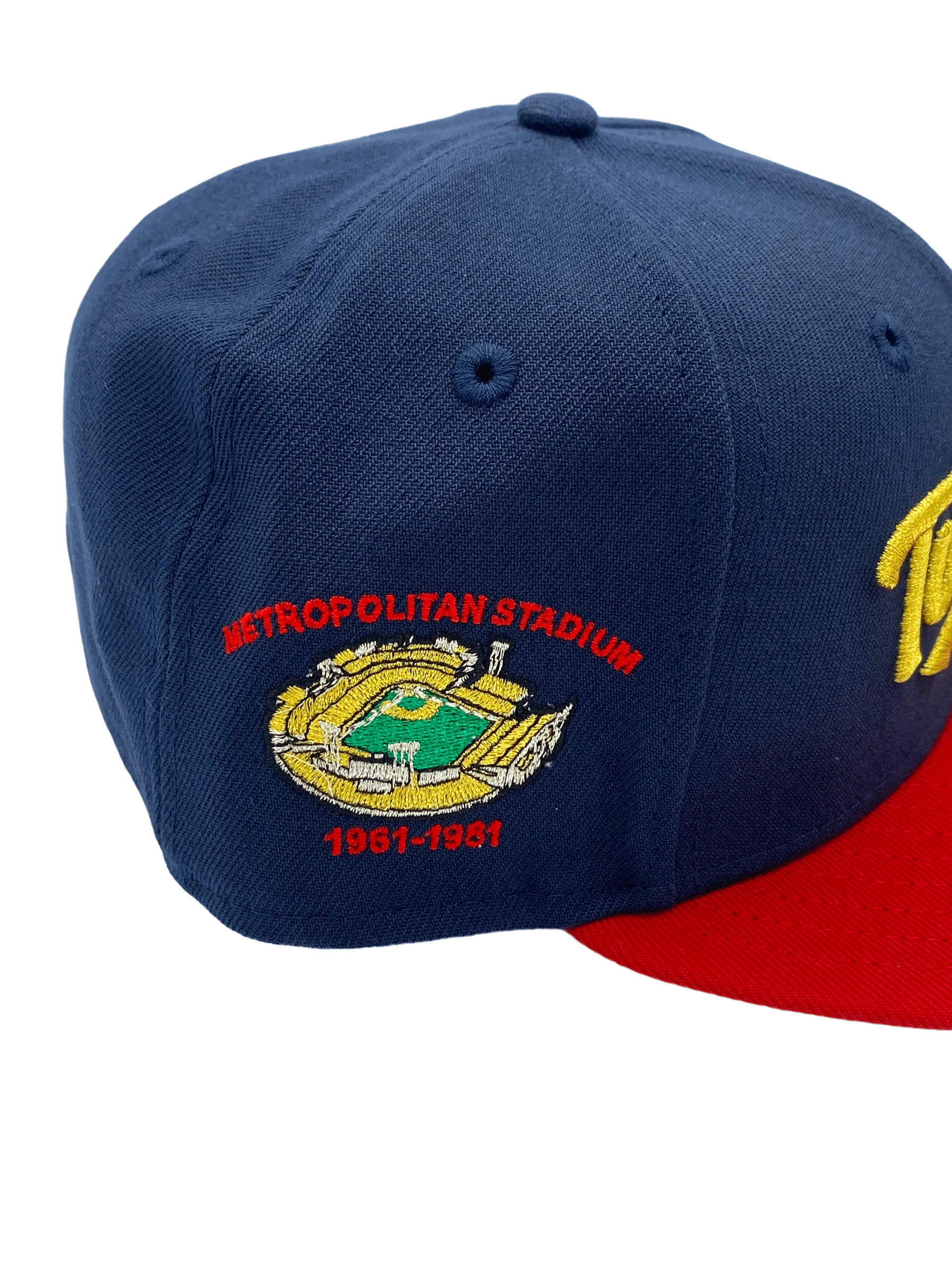 Adult Minnesota Twins New Era Navy/Red TOW Custom Side Patch 59FIFTY Fitted Hat - Men's - Image 3
