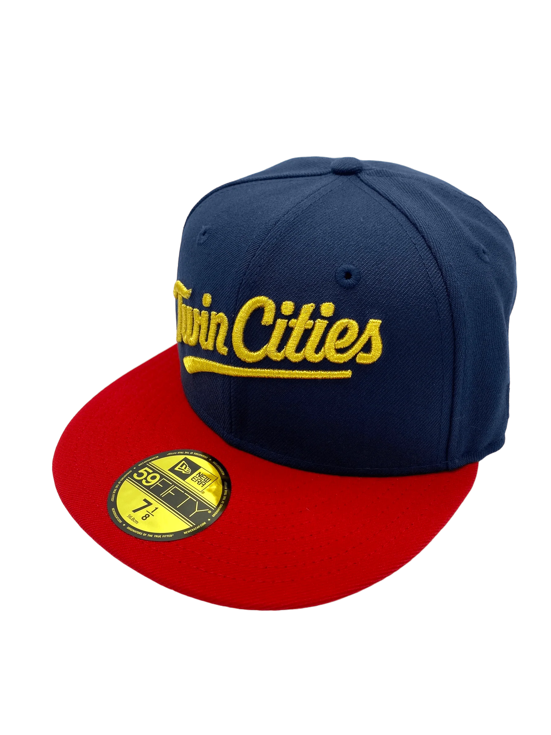 Adult Minnesota Twins New Era Navy/Red TOW Custom Side Patch 59FIFTY Fitted Hat - Men's - Image 5